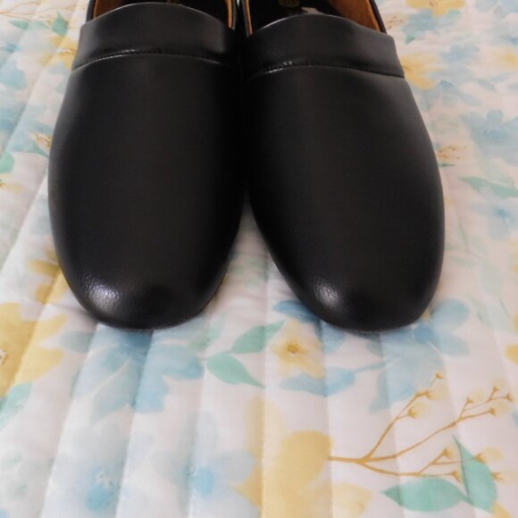 Mens Leather Indoor House Slippers for Men with Memory Foam soft Leather Sole 10 - Picture 8 of 10